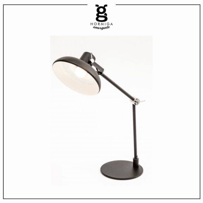 Lampara articulada Plato Negro 3002