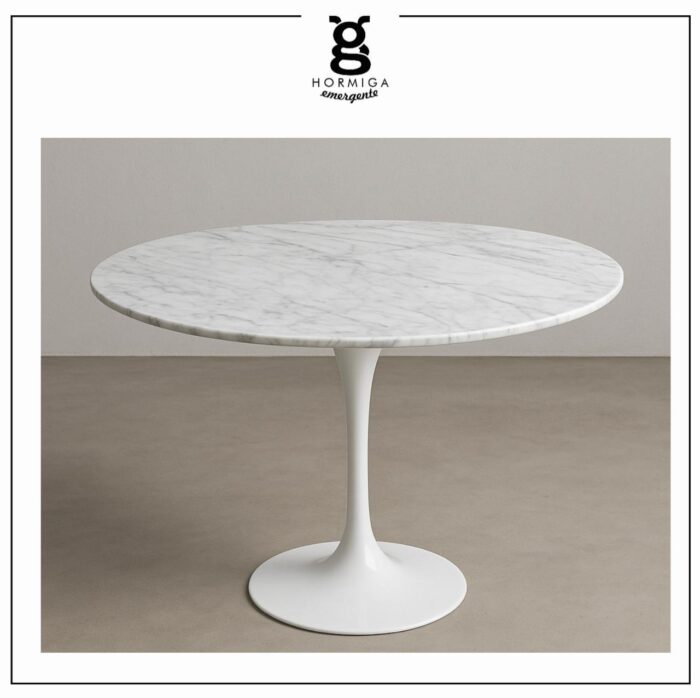 Saarinen Circular Marmol de Carrara Alta