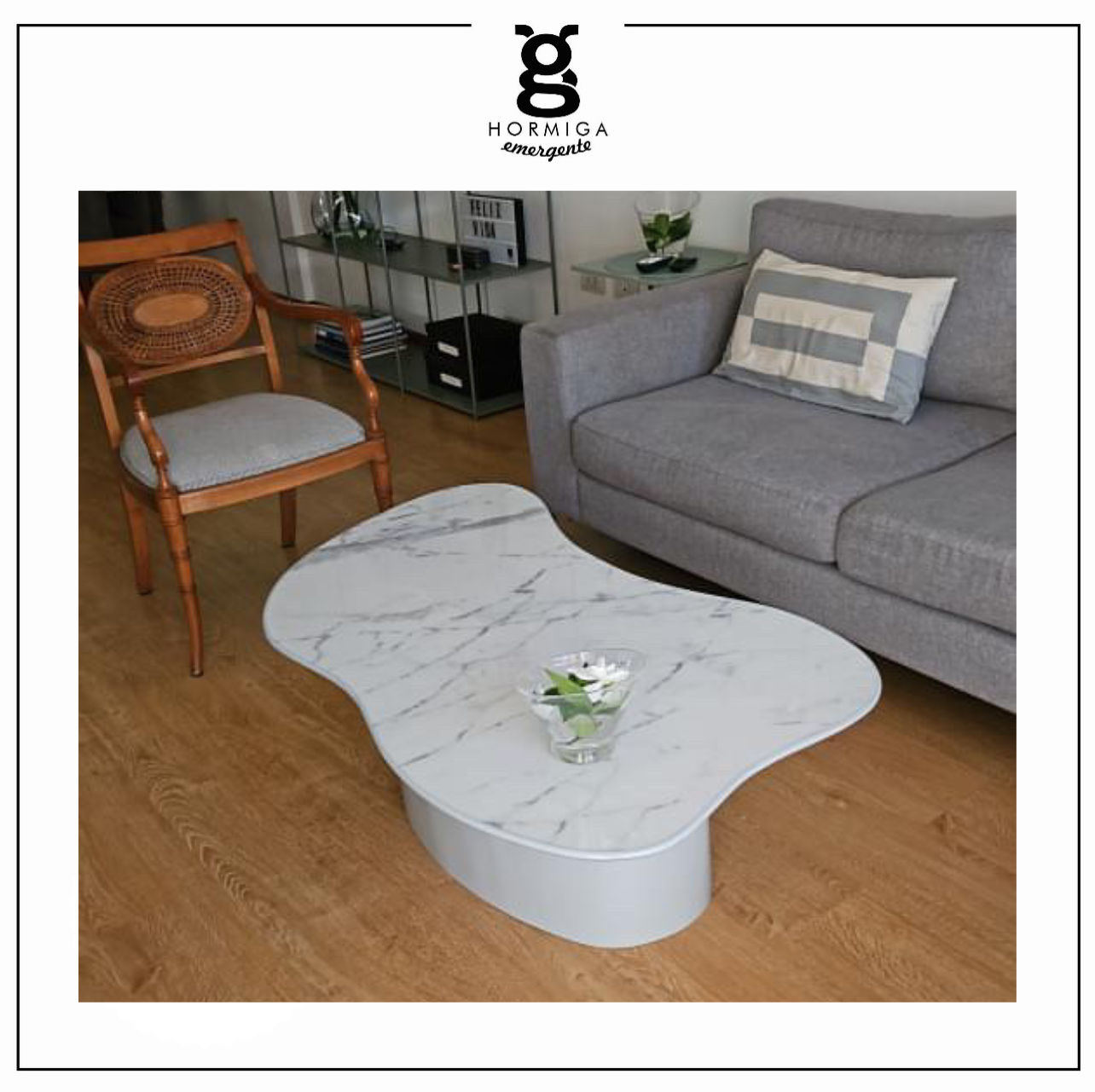 Proyecto Mesa Lazaro Símil marmol - Image 3